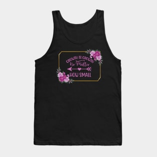 Growth Is Growth Quote Tank Top